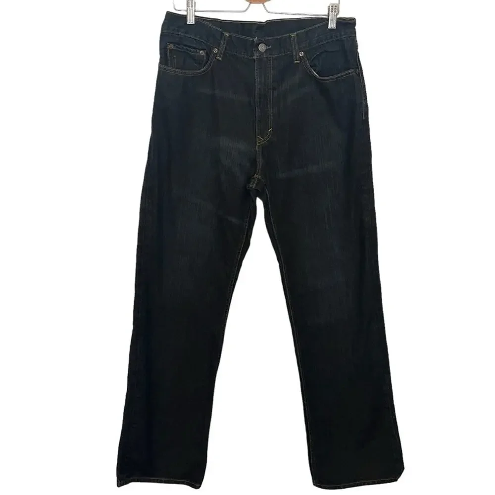 Men’s banana republic relaxed fit, size 34 x 34 waist straight leg, dark wash